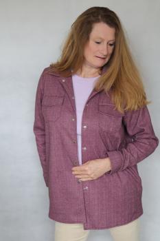 Preview: Fadenkäfer Papierschnittmuster Hemdjacke Flo Damen